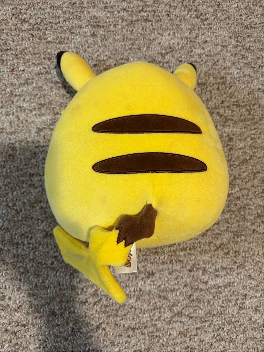 Pikachu Yellow Plush Toy - Cute Winking Pocket Monster